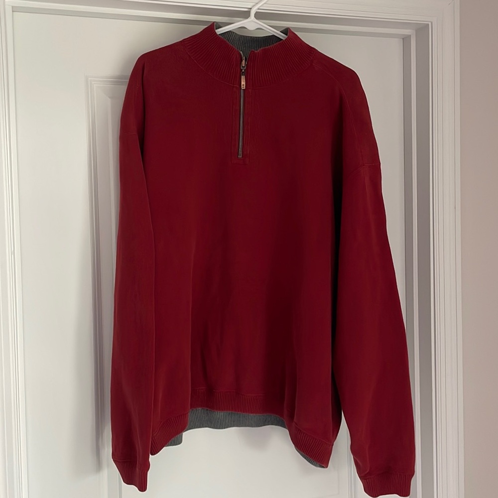 TOMMY BAHAMA REVERSIBLE MENS PULLOVER XXL